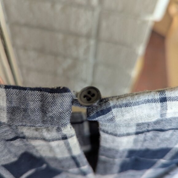 Madewell Plaid Short Sleeved Boxy Shirt Size Large - Picture 3 of 13